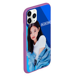 Чехол iPhone 11 Pro матовый Jennie kpop, цвет: 3D-фиолетовый — фото 2