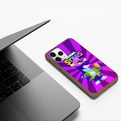 Чехол iPhone 11 Pro матовый Дракон Даг, цвет: 3D-коричневый — фото 2