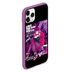 Чехол iPhone 11 Pro матовый Как на обложке журнала - Звездное дитя, цвет: 3D-фиолетовый — фото 2