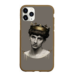 Чехол iPhone 11 Pro матовый Король Тимоти