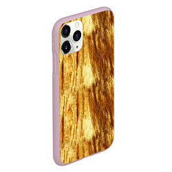 Чехол iPhone 11 Pro матовый Золотые переливы, цвет: 3D-розовый — фото 2