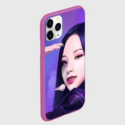 Чехол iPhone 11 Pro матовый Ю Джи Мин - Aespa, цвет: 3D-фиолетовый — фото 2