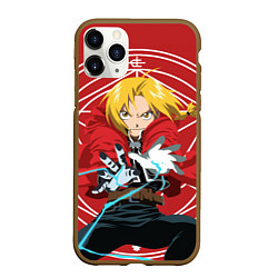 Чехол iPhone 11 Pro матовый Edward magic, цвет: 3D-коричневый