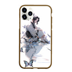 Чехол iPhone 11 Pro матовый Shinubu-tan, цвет: 3D-коричневый