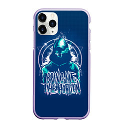 Чехол iPhone 11 Pro матовый Bring Me The Horizon Scull, цвет: 3D-светло-сиреневый