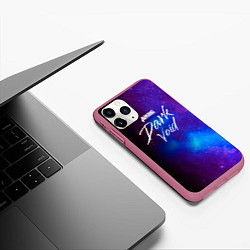 Чехол iPhone 11 Pro матовый Asking Alexandria Dark Void, цвет: 3D-малиновый — фото 2