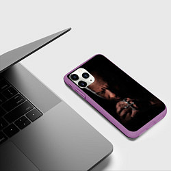 Чехол iPhone 11 Pro матовый Вин - форсаж, цвет: 3D-фиолетовый — фото 2