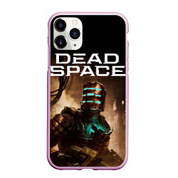 Чехол iPhone 11 Pro матовый Мертвый космос, цвет: 3D-розовый