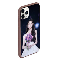 Чехол iPhone 11 Pro матовый АйЮ и звёздное небо, цвет: 3D-коричневый — фото 2