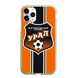 Чехол iPhone 11 Pro матовый Урал футбольный клуб, цвет: 3D-салатовый