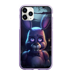 Чехол iPhone 11 Pro матовый Bonnie FNAF, цвет: 3D-светло-сиреневый