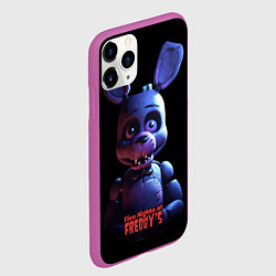 Чехол iPhone 11 Pro матовый Злой Бонни, цвет: 3D-фиолетовый — фото 2