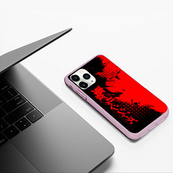 Чехол iPhone 11 Pro матовый Группировка Вальхалла - Tokyo revengers, цвет: 3D-розовый — фото 2