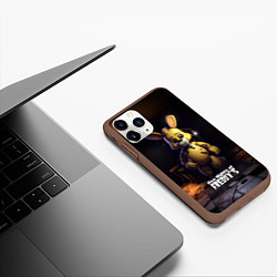 Чехол iPhone 11 Pro матовый Spring Bonnie Five Nights at Freddys, цвет: 3D-коричневый — фото 2