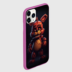 Чехол iPhone 11 Pro матовый Маленький Фредди, цвет: 3D-фиолетовый — фото 2
