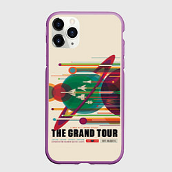 Чехол iPhone 11 Pro матовый Гранд тур - Наса, цвет: 3D-фиолетовый