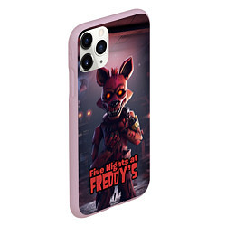 Чехол iPhone 11 Pro матовый Five Nights at Freddys Mangle, цвет: 3D-розовый — фото 2