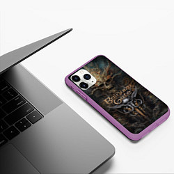 Чехол iPhone 11 Pro матовый Baldurs Gate 3, цвет: 3D-фиолетовый — фото 2