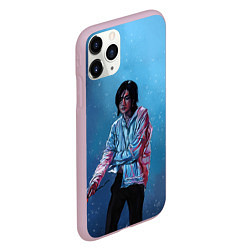 Чехол iPhone 11 Pro матовый Хёнджин на концерте - Stray Kids, цвет: 3D-розовый — фото 2