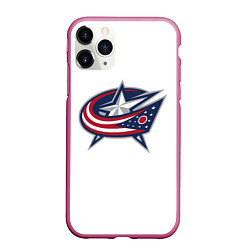 Чехол iPhone 11 Pro матовый Columbus blue jackets - Sergey Bobrovsky, цвет: 3D-малиновый