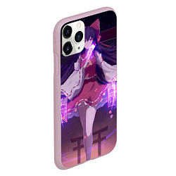 Чехол iPhone 11 Pro матовый Touhou Project Рейму Хакурей, цвет: 3D-розовый — фото 2