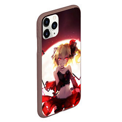 Чехол iPhone 11 Pro матовый Touhou Project Фландр Скарлет, цвет: 3D-коричневый — фото 2