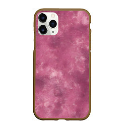 Чехол iPhone 11 Pro матовый Текстура родонита, цвет: 3D-коричневый