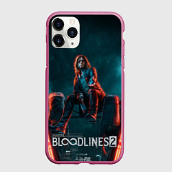 Чехол iPhone 11 Pro матовый Мистер Дамп Vampire the masquerade bloodlines 2, цвет: 3D-малиновый