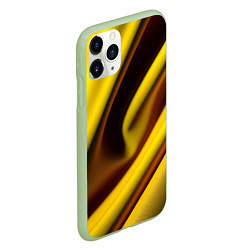 Чехол iPhone 11 Pro матовый Желтая футболка, цвет: 3D-салатовый — фото 2