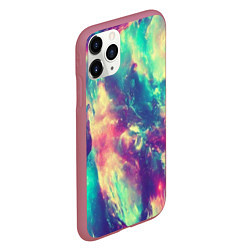 Чехол iPhone 11 Pro матовый Яркая футболка кислота, цвет: 3D-малиновый — фото 2