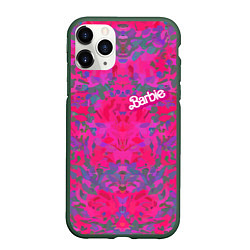 Чехол iPhone 11 Pro матовый Barbie - fashion pattern, цвет: 3D-темно-зеленый