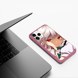 Чехол iPhone 11 Pro матовый Touhou Project Sakuya Izayoi, цвет: 3D-малиновый — фото 2