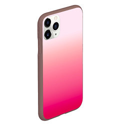 Чехол iPhone 11 Pro матовый Оттенки розового градиент, цвет: 3D-коричневый — фото 2