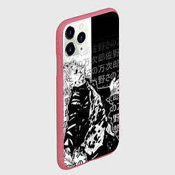 Чехол iPhone 11 Pro матовый Сатору годжо теряет контроль, цвет: 3D-малиновый — фото 2