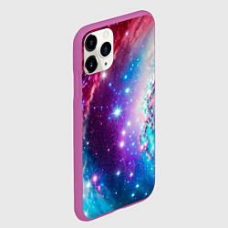 Чехол iPhone 11 Pro матовый Удивительная вселенная, цвет: 3D-фиолетовый — фото 2