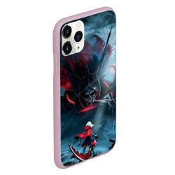 Чехол iPhone 11 Pro матовый God Eater, цвет: 3D-розовый — фото 2