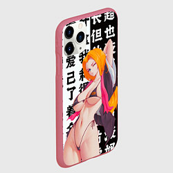 Чехол iPhone 11 Pro матовый Рангику Мацумото - Блич, цвет: 3D-малиновый — фото 2