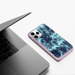 Чехол iPhone 11 Pro матовый Tie-Dye дизайн, цвет: 3D-розовый — фото 2