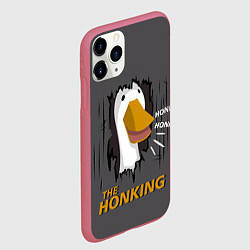 Чехол iPhone 11 Pro матовый The honking, цвет: 3D-малиновый — фото 2