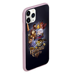 Чехол iPhone 11 Pro матовый Спутники Baldurs Gate 3, цвет: 3D-розовый — фото 2