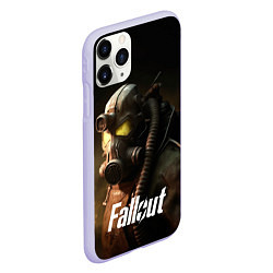 Чехол iPhone 11 Pro матовый Fallout game, цвет: 3D-светло-сиреневый — фото 2