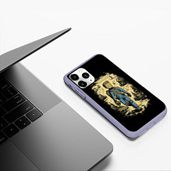 Чехол iPhone 11 Pro матовый Мальчик из Фалаута, цвет: 3D-светло-сиреневый — фото 2