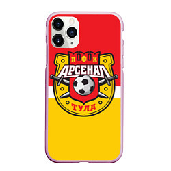 Чехол iPhone 11 Pro матовый ФК Арсенал Тула, цвет: 3D-розовый