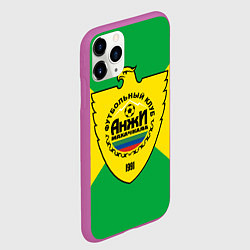 Чехол iPhone 11 Pro матовый ФК Анжи, цвет: 3D-фиолетовый — фото 2