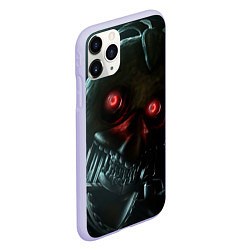 Чехол iPhone 11 Pro матовый Злобная чика, цвет: 3D-светло-сиреневый — фото 2