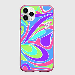 Чехол iPhone 11 Pro матовый Костюм Barbie Totally Ultra Hair brunette, цвет: 3D-малиновый