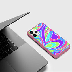 Чехол iPhone 11 Pro матовый Костюм Barbie Totally Ultra Hair brunette, цвет: 3D-малиновый — фото 2