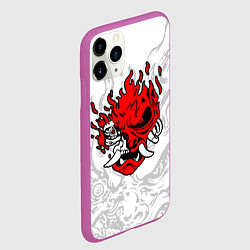 Чехол iPhone 11 Pro матовый Samurai - Cyberpunk 2077, цвет: 3D-фиолетовый — фото 2