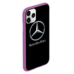 Чехол iPhone 11 Pro матовый Mercedes-benz sport auto, цвет: 3D-фиолетовый — фото 2