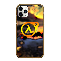 Чехол iPhone 11 Pro матовый Half-life maps, цвет: 3D-коричневый